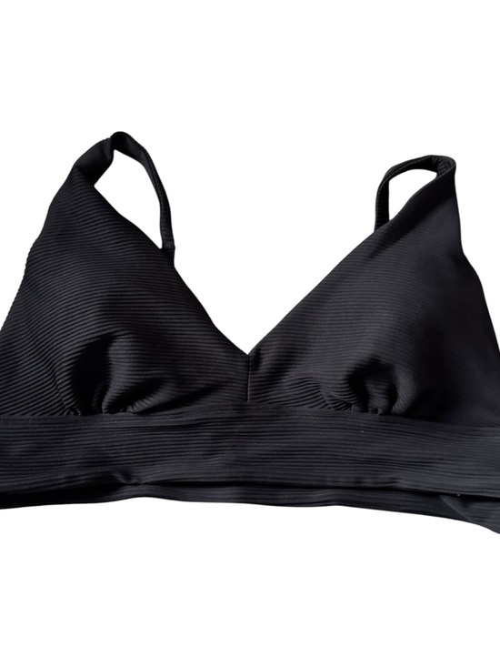 George Other - George NWT Black Ribbed Long Line Triangle Bikini Top XL Beach